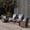 Brown /Navy Blue, variant on LayinSun 6 Pieces Outdoor Patio Furniture Set, Rattan Wicker Sectional Swivel Rocker Chairs Sets