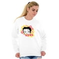 thumbnail image 4 of Betty Boop XO Hugs and Kisses Women Plus Size Sweatshirt Brisco Brands 4X, 4 of 6