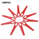 thumbnail image 4 of Riwesomey Recortadora de césped de plástico de 100 Uds., herramientas de cortacésped rojo, accesorios para cortacésped, Clip de repuesto para césped, Herramientas eléctricas Riwesomey TO1531-00B, 4 of 6