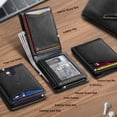 thumbnail image 2 of Billetera BULLIANT de piel delgada con bloqueo RFID para hombre, 2 of 7