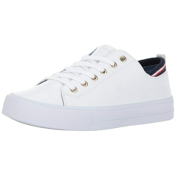 Adelaide Brawl partition Tommy Hilfiger Womens Two Low Top Lace Up Fashion Sneakers, White, Size 7.5  - Walmart.com