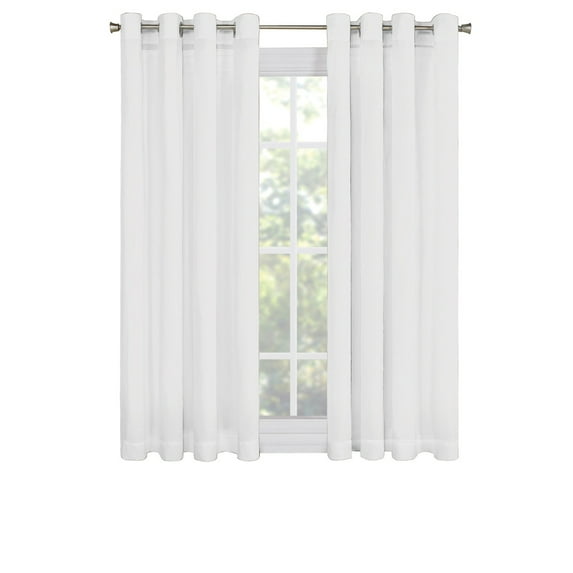 Stylish, Solid Colored Easy-to-Hang Weston Grommet Top Window Panel - Machine Washable, Polyester, Multiple Colors Available