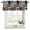 Brown, variant on Blue Checkered Cabin Curtain Valances for Windows, Kitchen Valance Window Treatments Panel 2 Pack, Farmhouse Forest Brown Buffalo Plaid Rod Pocket Short Curtains for Bathroom Bedroom 42 x 12 Inch