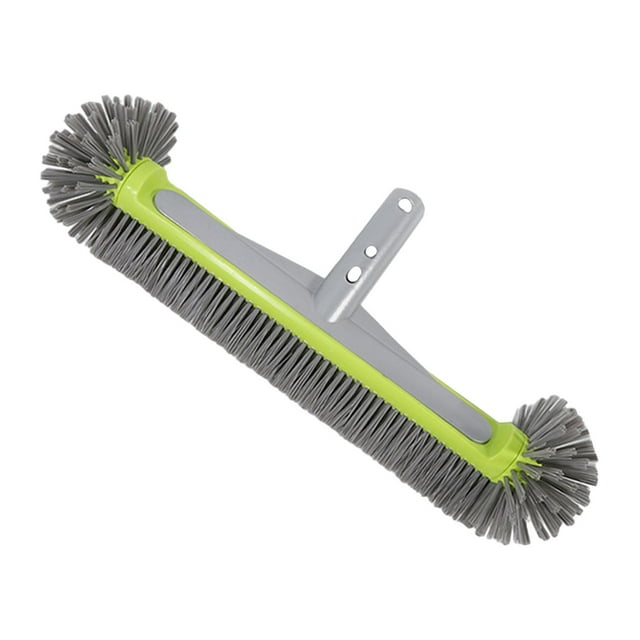 Accesorios de cabezal de cepillo para piscina de 17,7 pulgadas para poste de piscina estándar, piezas de repuesto, cerdas de nailon versátiles
