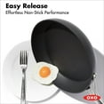 thumbnail image 6 of OXO 12" Professional Hard Anodized Frying Pan Skillet Nonstick Induction Compatible Oven Safe, Ceramic Black, 6 of 7