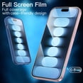 thumbnail image 7 of JETech Full Coverage Screen Protector for iPhone 15 6.1-Inch, 10-Second Super Easy Installation with One-Step Alignment Tray, Bubble-Free Tempered Glass Film, HD Clear, 2-Pack, 7 of 7