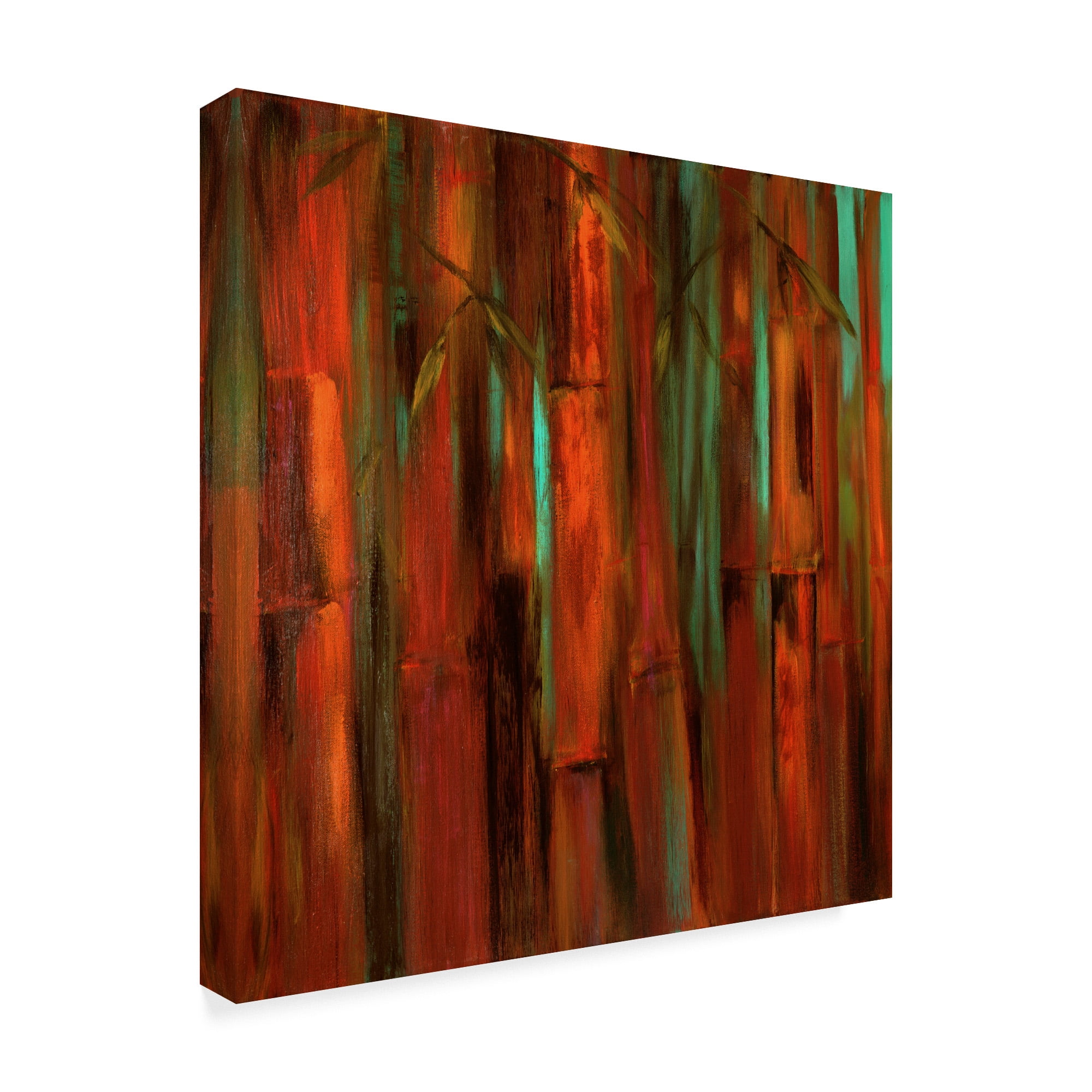 Trademark Fine Art 'Sunset Bamboo I' Canvas Art by Suzanne Wilkins