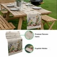 thumbnail image 5 of Spring Easter Table Runner - 36 Inch Long, Kitchen Dining Table Runner Dresser Scarves, Country Bunny Chick Floral Butterflies Burlap Farmhouse Decor for Coffee Tables Wedding Party Banquet, 5 of 8