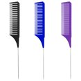 thumbnail image 2 of Peine de tejido Resaltando Dolor de colorante Pin de acero inoxidable Pin Combs Styling DIY Herramientas Accesorios Regalos Principiante Púrpura Azul Negro 3 Paquetes Jumpingount CE011621-08, 2 of 7