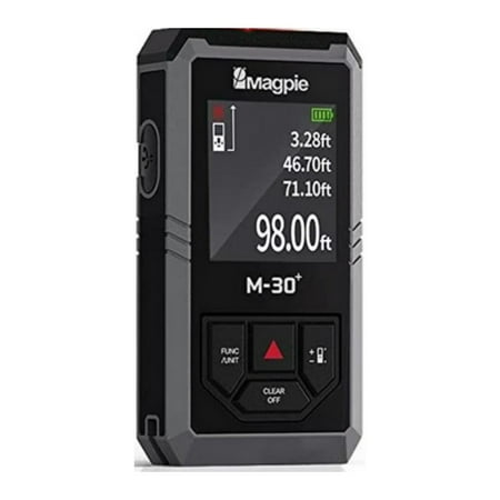 

Magpie Tech M-30+ 98 Feet Compact Pocket Laser Distance Meter Digital Tape