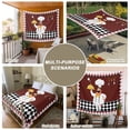 thumbnail image 6 of Fat Chef Large Tapestry for Bedroom Wall Hanging Tapestry, Red Gourmet Kitchen Red Black Buffalo Plaid Ceiling Backdrop Tapestries Poster Blanket Wall Decor for Teens Room Living Room Dorm 86" x 104", 6 of 8