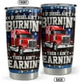 thumbnail image 3 of Trucker Tumbler 20oz Stainless Steel Insulated Travel Mug Cup for Men Dad Husband Truck Driver Gifts for Birthday Christmas Fathers Day, 3 of 5