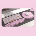 thumbnail image 4 of <p>Keyboard Wrist Rest, Slow Rebound Wrist Pad Skin Friendly Cute  Soft  For Home</p>, 4 of 8