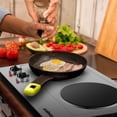 thumbnail image 3 of Double Burner, CUSIMAX 1800W Ceramic Electric Hot Plate for Cooking, Dual Control Infrared Cooktop, Portable Countertop Burner, G, 3 of 7