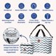 thumbnail image 2 of Bolsa de playa Tote Isla + Kai Travel ligera e impermeable, 2 of 4