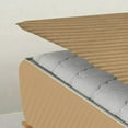 thumbnail image 4 of Zipper Fitted Sheet, (Twin Size 39x75) 6 Inch Deep Pocket, 100% Egyptian Cotton, 800 TC, Stripe Taupe., 4 of 7