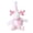 Light Pink, variant on 2026 Christmas Home Party Decoration White Snowman Hanging Ornament Festive Christmas Ball Shaped Doll Pendant For Xmas Home Decor Christmas Celebration Party Supplies