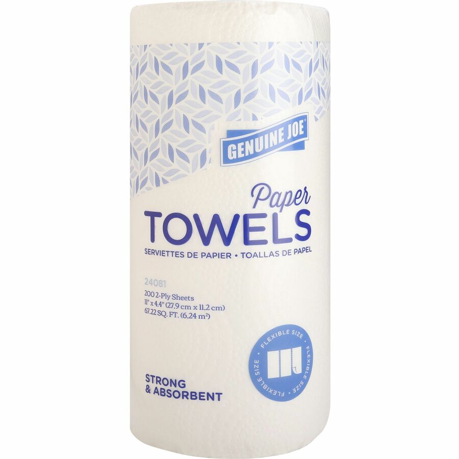 Genuine Joe 2-Ply Paper Towels, 24 Roll Carton photo 3