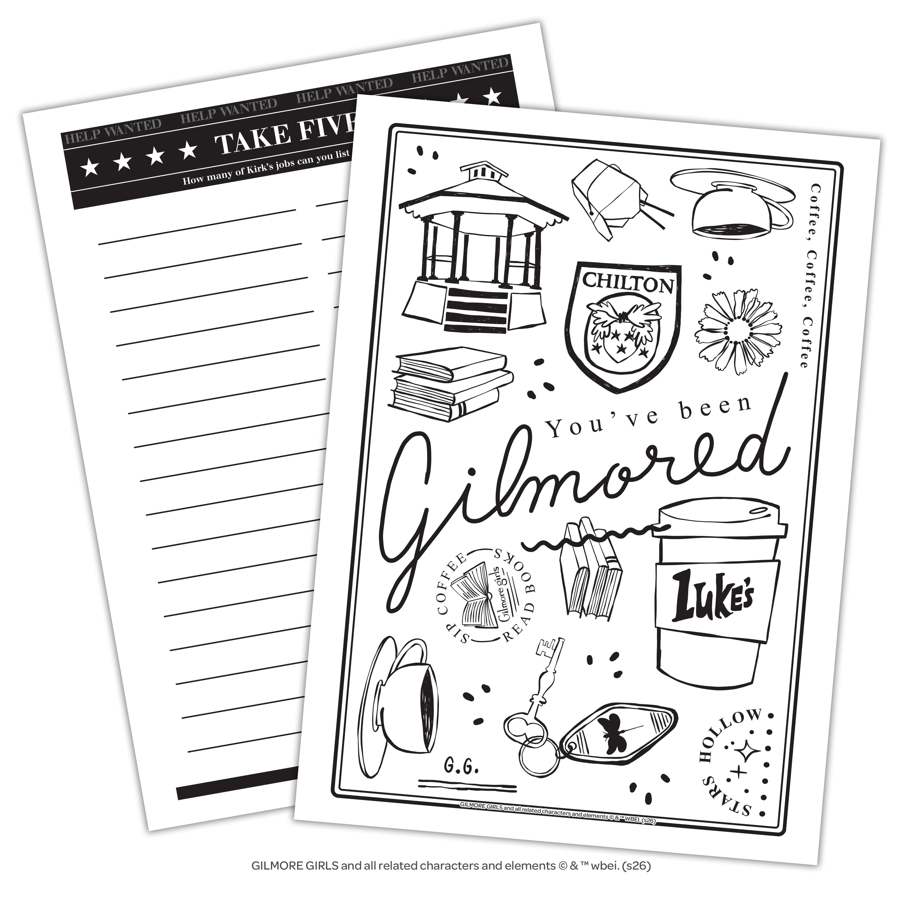 Gilmore Girls Official Advanced Coloring and Activity Book