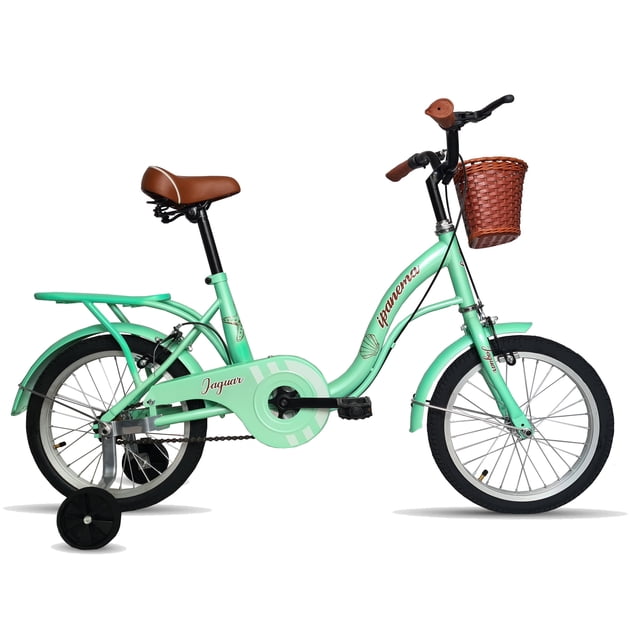 Bicicleta Jaguar Ipanema Portabulto Canasta Rodada 16 Verde