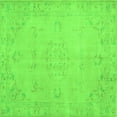 thumbnail image 1 of Ahgly Company Indoor Square Abstract Green Contemporary Area Rugs, 6' Square, 1 of 1