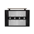 thumbnail image 5 of Forno Aria 36 Inch Wall-Mounted Range Hood in Black, 5 of 5