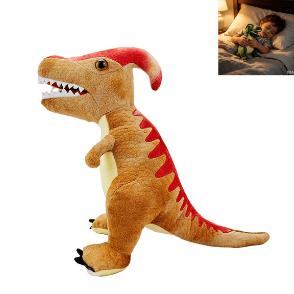 Dinosaur Hand Puppets for Kids, Plush Stuffed Dinosaur Puppet, Interactive Story‑telling Toy for Role‑Play and Family Game