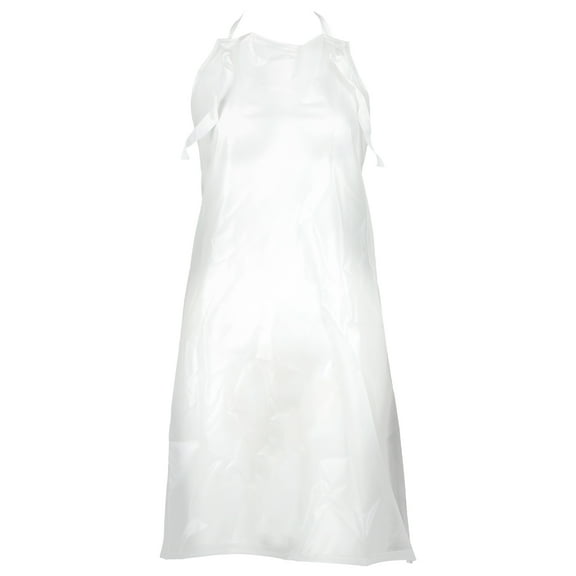 NICERIO Clear Plastic Apron for Home and Professional Use Waterproof and Fashionable Design