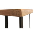 thumbnail image 5 of Pemberly Row Solid Acacia Wood Live Edge Console Table in Natural Finish, 5 of 6