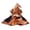 A, variant on Shadoumai Dog Halloween Costumes,Halloween Style Dog Collar with Bells and Wizard's Hat Set,Halloween Pumpkin Pattern Pet Costume for Dogs Wearing Orange,Dog Halloween Clothes