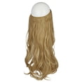 thumbnail image 3 of LELINTA Hair Extensions with Invisible Transparent Wire Adjustable No Clips in Curly Wavy Invisible Hidden Hairpiece for Women 18/20 Inch - Cool Light Blonde, 3 of 8
