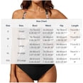 thumbnail image 3 of ECHFIPROM Womens Floral One Piece Swimsuits High Cut Monokini Cutout Black Tummy Control Crisscross Tie Back Swimwear for Ladies, 3 of 5