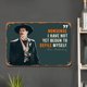 thumbnail image 3 of Placa Metal Vintage Doc Holliday Pintura Hierro Rectangular Del 30x20cm, 3 of 9