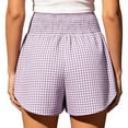 thumbnail image 7 of Oplxuo Boxer Shorts for Women Gingham Pajama Summer Casual Lounge Sleep Plaid Shorts Y71K Beach Bottoms, 7 of 7
