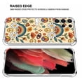 thumbnail image 5 of Retro Flower Mushroom Case for Samsung Galaxy S21 Ultra,Aesthetic Art Design Pattern Soft TPU Bumper Case Cover, 5 of 5