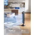 thumbnail image 7 of DREO 42" Tower Fans for home, Standing Bladeless Fan with Remote, 90° Oscillating Fan with LED Display, 12H Timer, 6 Speeds, 4 Modes, 26 ft/S High Velocity, Ultra Quiet Bedroom Fans, 7 of 7