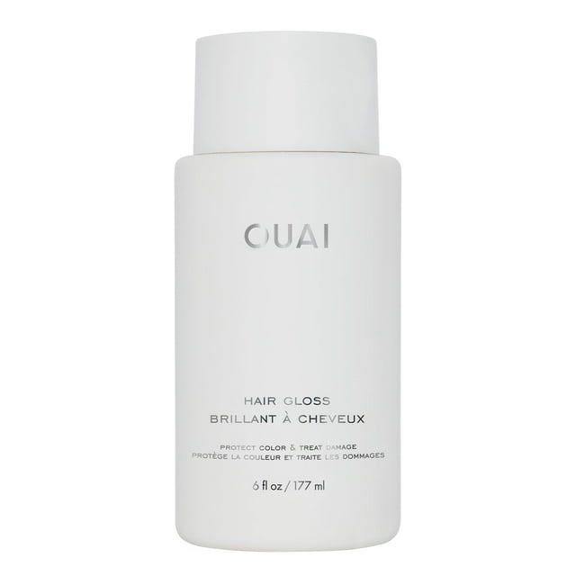 OUAI Hair Gloss - In-Shower Shiny Hair Treatment with Frizz Control - Heat Protectant Hair Glaze Infused with Hyaluronic Acid, Rice Water + Panthenol - Paraben, Phthalat