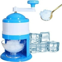 Ice Shaver and Snow Cone Machine, Portable Ice Maker Crushed Ice for Home Kitchen, Manual Ice Crusher, Slushy Machines, Ideal for Outdoor Picnics, Ideal for Summer Party, BPA Free