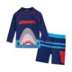 thumbnail image 1 of Odeerbi 3-8 Años Trajes de Baño Antisarpullido de Manga Larga Para Niños Traje de Baño de Entrenamiento Atlético de Dos Piezas Traje de Baño de Dinosaurio, 1 of 7