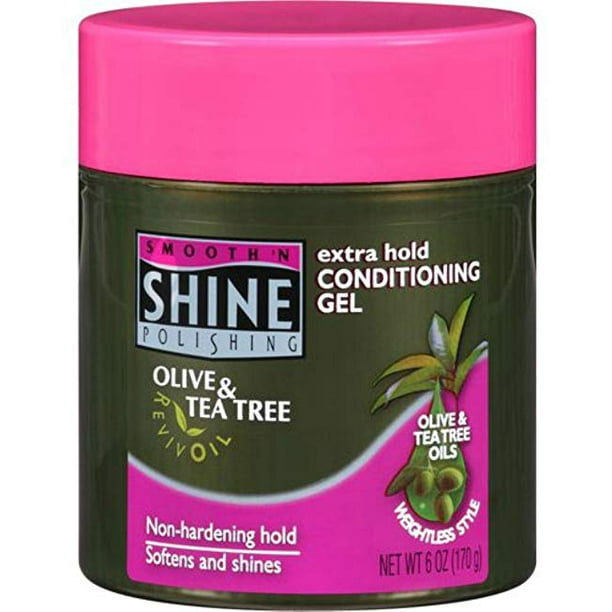 Smooth'n Shine Polissant Olive Gel Conditionneur Extra Hold 6 oz