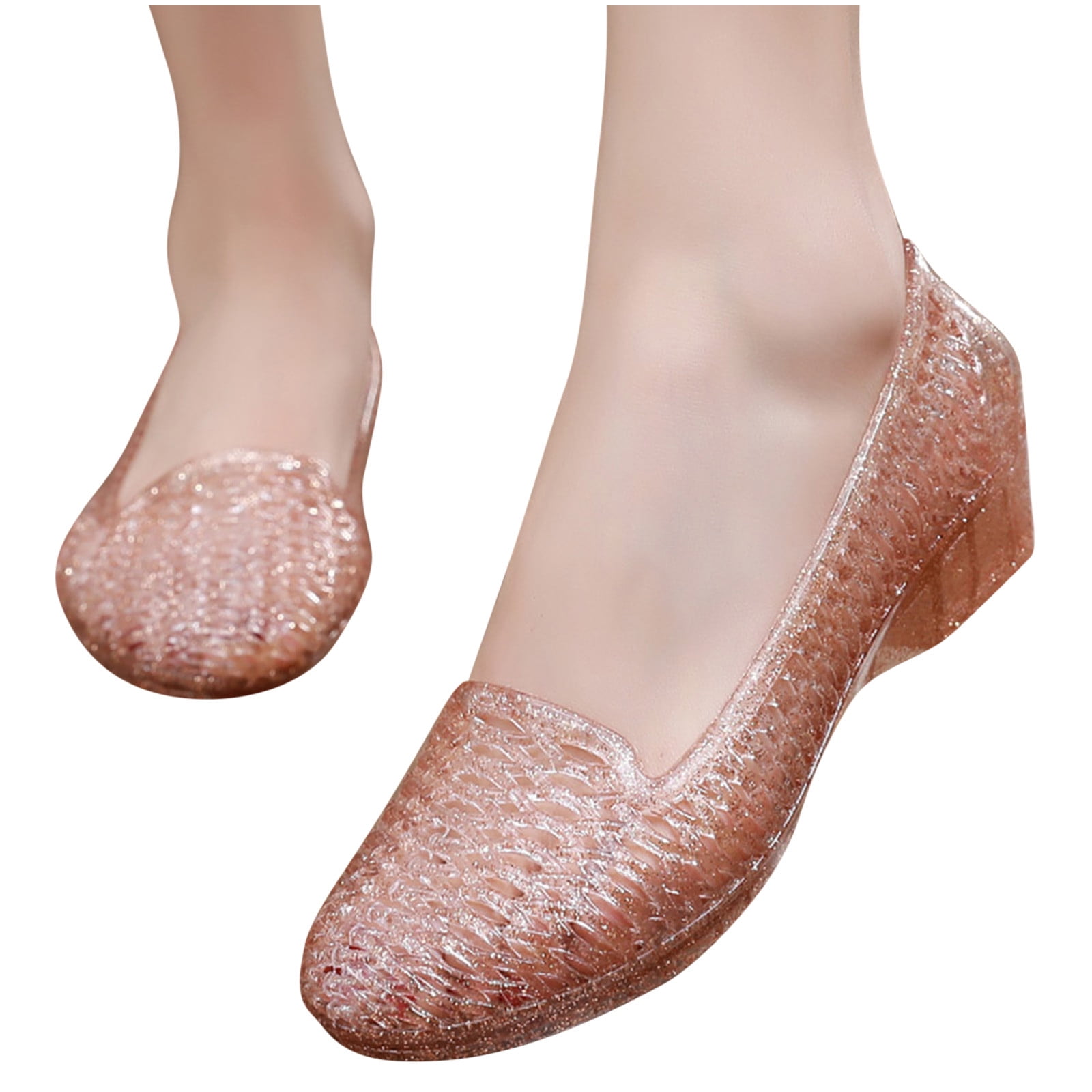 Women's low Calf Rain Cute Bow Boots Waterproof Fashion Garden Shoes Anti-slipping Rainboots For Women Comfortable Insole Light Rain Shoes