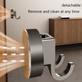 thumbnail image 4 of TIMIFIS Hooks for Hanging 1 Hook with 2 Hooks Suction Cup Key Hook No Punching Strong Door Hanging Hook Traceless Kitchen Bathroom Adhesive Hook Greys Style Suction Cup Hook, 4 of 6