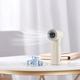 thumbnail image 4 of Fan Handheld Portable Handheld Turbo Fan Mini Handheld Fan Portable Fan for Travel Small Fan Handheld Fan Mini Handheld Turbo High Speed Small Fan USB Charged Iced Hanging Fan Portable Bladeless Fan, 4 of 5