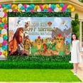 thumbnail image 3 of Lion Guard Party Supplies Birthday Decorations Plates Banner Kids Cake Toppers Set Decor, 3 of 7