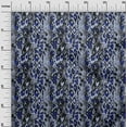 thumbnail image 2 of oneOone Viscose Chiffon Sky Blue Fabric Leopard & Snake Animal Skin Craft Projects Decor Fabric Printed By The Yard 42 Inch Wide, 2 of 4