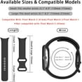 thumbnail image 6 of KOMI Band Compatible with Google Pixel Watch 3 41mm/Pixel Watch 2/1, Soft Silicone Sport Watch Bands Replacement Watch Strap Bracelet for Google Pixel Watch Smartwatch Accessories, 6 of 7