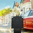 thumbnail image 3 of URSOFINE 54" Garment Bags for Travel and Storage, Travel Suit Bags for Men Women with 2 Clear Pockets, Storage bags for Clothes, Suits, Dress, Shirts, Coats (Green), 3 of 7