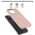 thumbnail image 4 of iPhone 17 Case, Takfox For iPhone 17 6.3" Basic Case [Frosted] Shockproof Case Liquid Silicone Gel Rubber Soft TPU Anti-slip Bumper Thin Matte Slim Phone Case Covers For iPhone 17,Stand Pink, 4 of 9