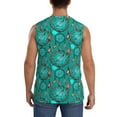 thumbnail image 4 of Bingfone Boho Dreamcatcher Pattern Men's Tank Tops Workout Sleeveless Tee Shirts Running Beach Tanks for Men-3X-Large, 4 of 7