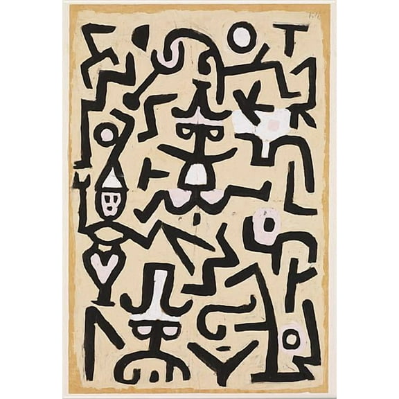 Pocket Artbooks - Bondoni Binding - Lays Flat When Open: Klee - Comediens (Paperback)